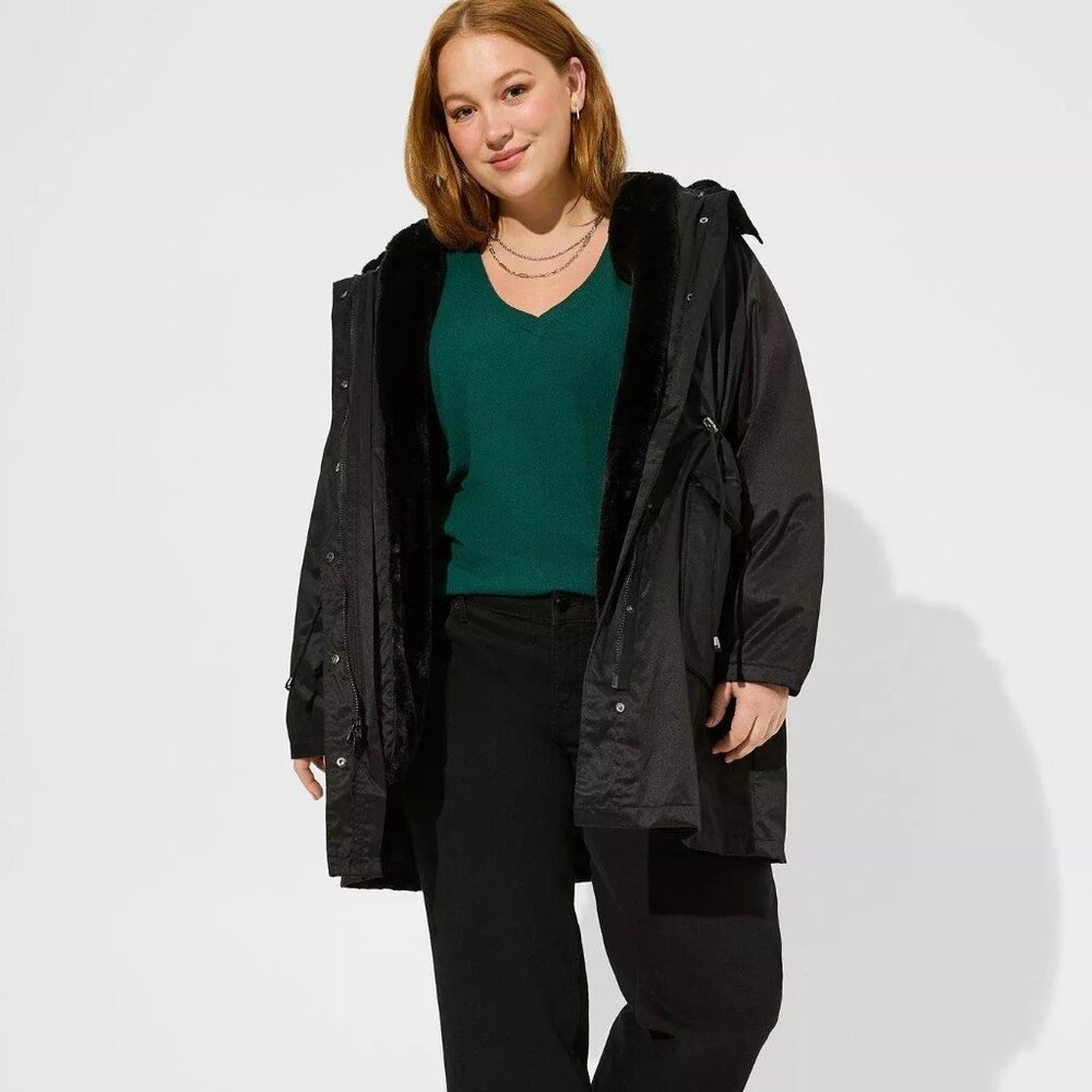 Nylon 3 In 1 Parka Puffer